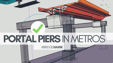 Types of Portal Piers in Bridge Engineering || 3D Models in 4K