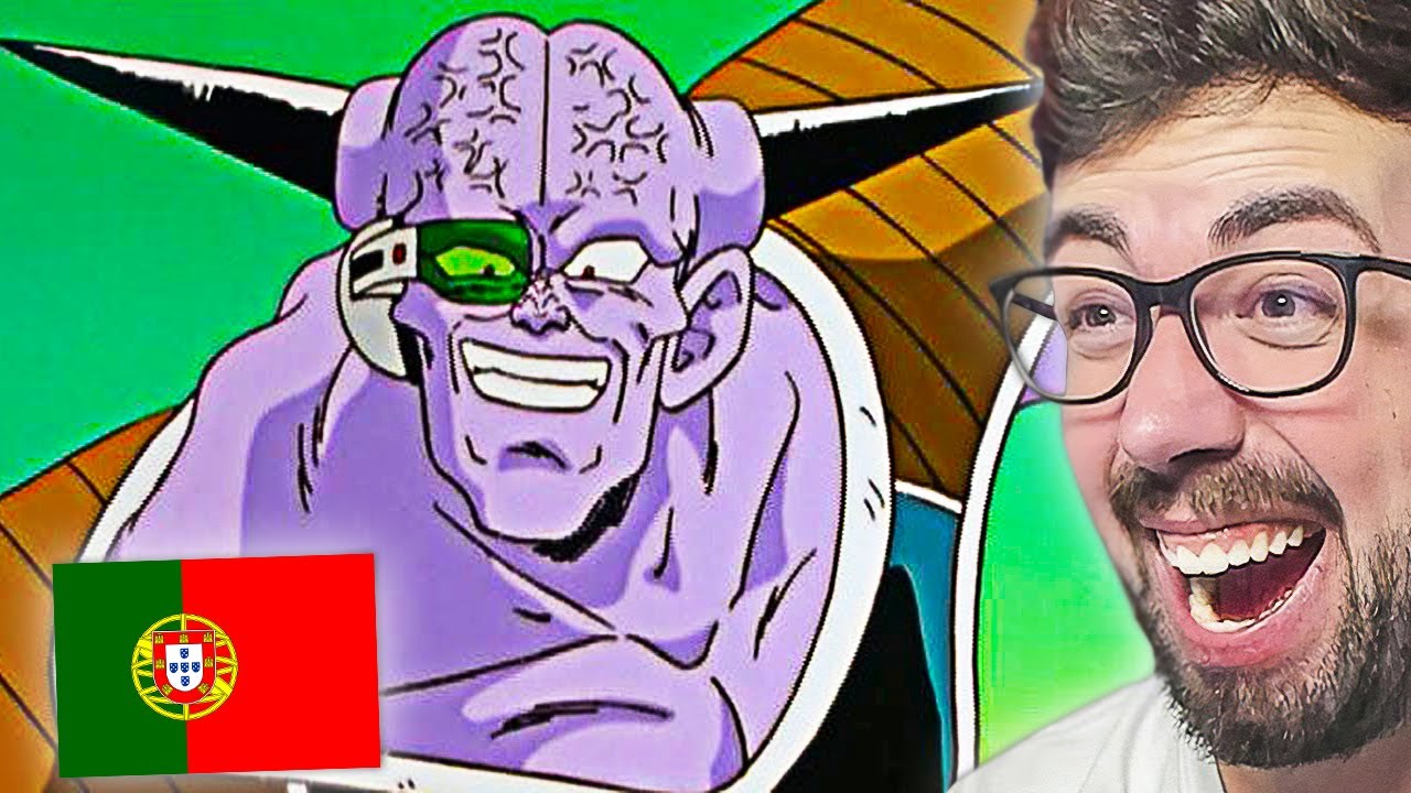 ESPAÑOL REACCIONA A DRAGON BALL GINYU PORTUGUÉS 😂