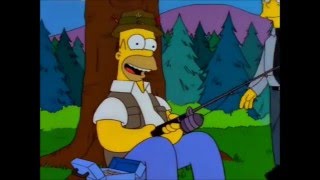 Homer Simpson Fishing