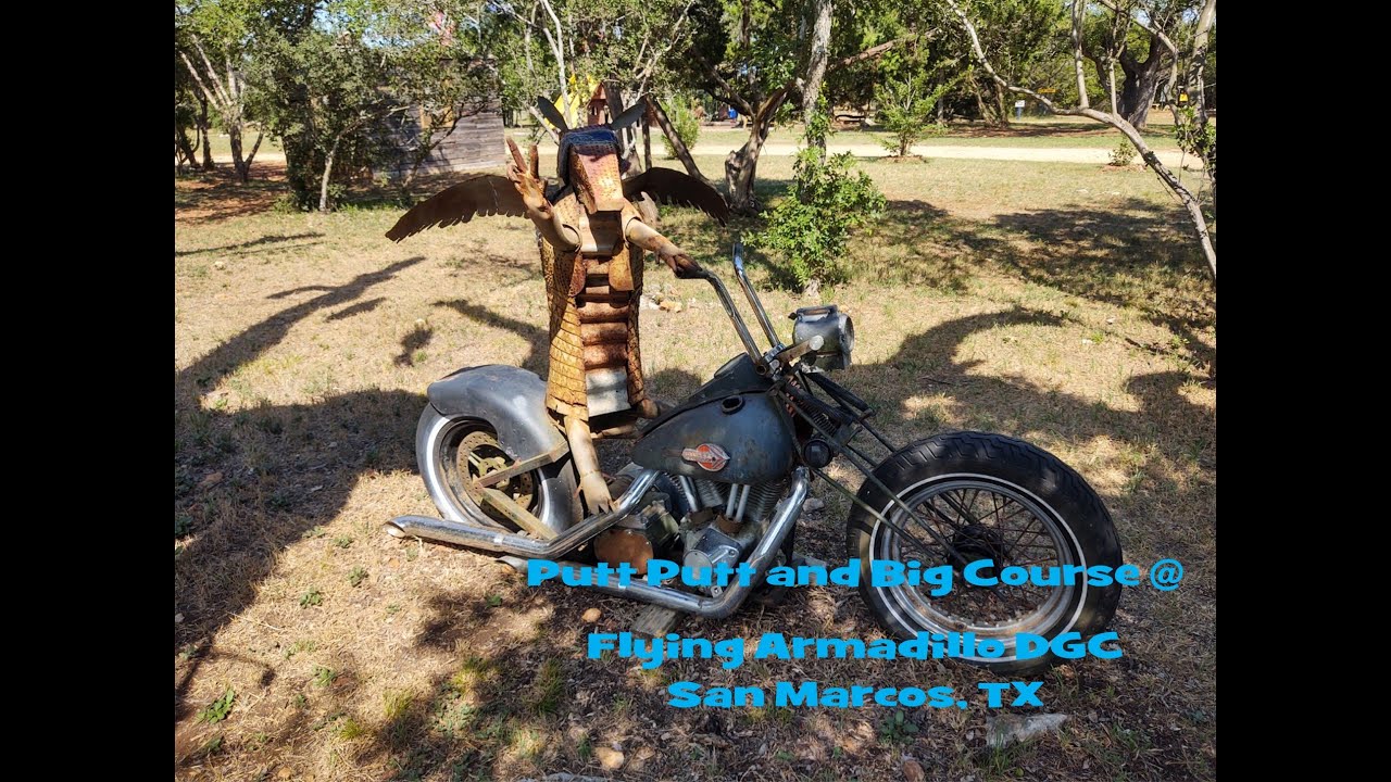 PUTT PUTT & BIG Course Flying Armadillo DGC, San Marcos, TX YouTube