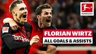 Florian Wirtz - All Goals \& Assists from 2023\/24 So Far