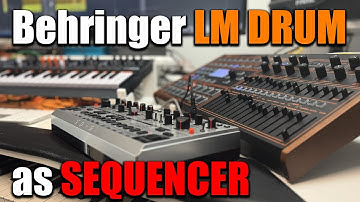 Behringer LM Drum as SEQUENCER - Dawless jam with Behringer TD-3-Mo and Arturia MiniFreak
