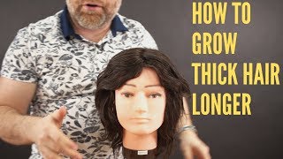 How to Grow Thick Men's Hair Long - TheSalonGuy