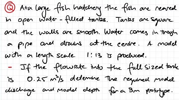 Similarity Example 2 | Fluid Mechanics