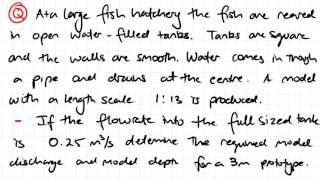 Similarity Example 2 | Fluid Mechanics