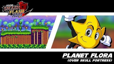 SSF2 Mods: Planet Flora (over Skull Fortress)