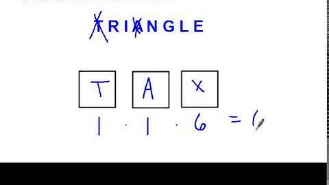 How many arrangements for word TRIANGLE