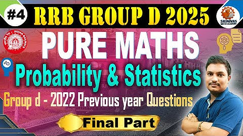 Railway Statistics PYQ Final part | PURE MATHS Solved for all by #SRINIVASMechAcademy #SRINIVASMech