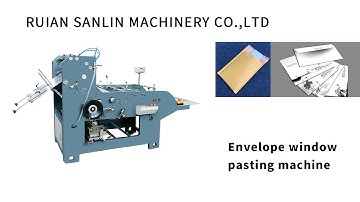 Envelope Folding Gluing Machine, Red Packet Folder Gluer