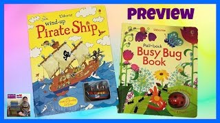 Pull-Back Busy Bug Book / Wind-Up Pirate Ship Usborne Books | Dive into Reading with Usborne Books
