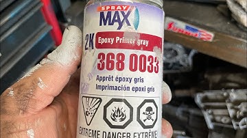 How not to apply 2k epoxy primer acetone took it off easily
