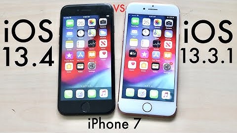 iPhone 7: iOS 13.4 Vs iOS 13.3.1! (Comparison)