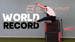 WORLD RECORD HIGHEST PISTOL SQUAT BOX JUMP