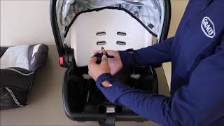Graco® SnugRide® SnugLock® 30 How to Remove and Replace the Car Seat Cover