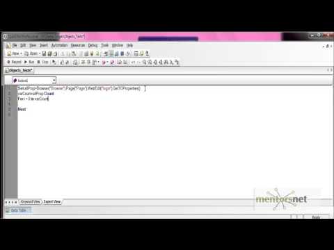 QTP 44_Working_with_RunTime_Objects