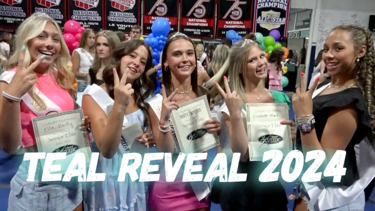 Cheer Extreme Teal Reveal 2024