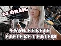 24 ÓRÁIG CSAK FEKETE ÉTELEKET ETTEM | ALEXY VIVI