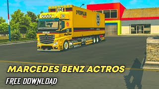 MOD BUSSID TERBARU||MOD TRUK ACTROS MARCEDES BENZ ||MOD BUSSID FULL ANIMASI MOD TERKREN FULL STROBO