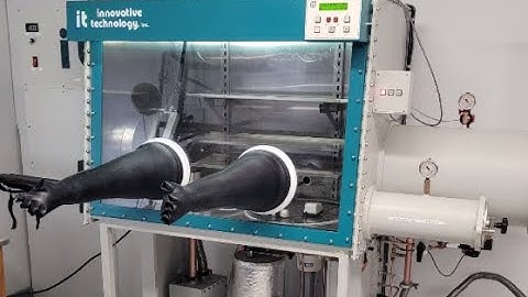 Testing a Innovative Technology IT S1-Single Lab Inert Gas Air-Free Glovebox w/ Low Temp Freezer