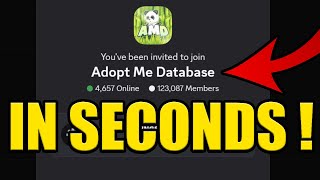 HOW to JOIN ADOPT ME DATABASE DISCORD SERVER ✅PC & MOBILE✅