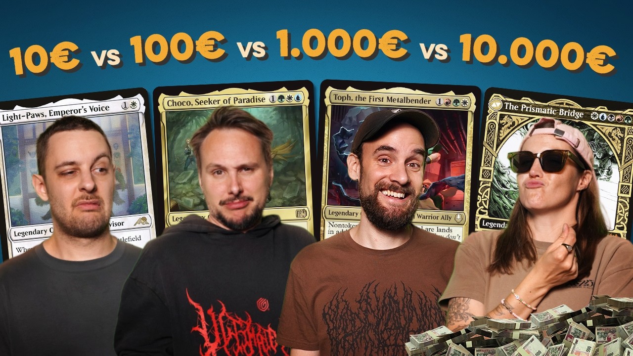 10.000€ vs 1.000€ vs 100€ vs 10€  Decks| Herumkommandiert #26 | EDH [Deutsch] thumbnail