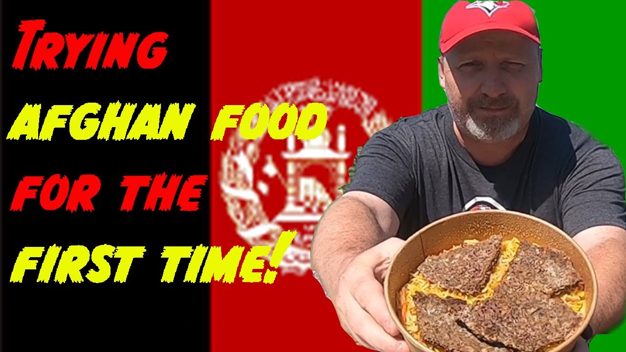 TRYING AFGHAN FOOD CHAPLI, CHAPLEE, KABOB, PULAO RICE, FOR FIRST TIME, YEG EDMONTON STREET FOOD