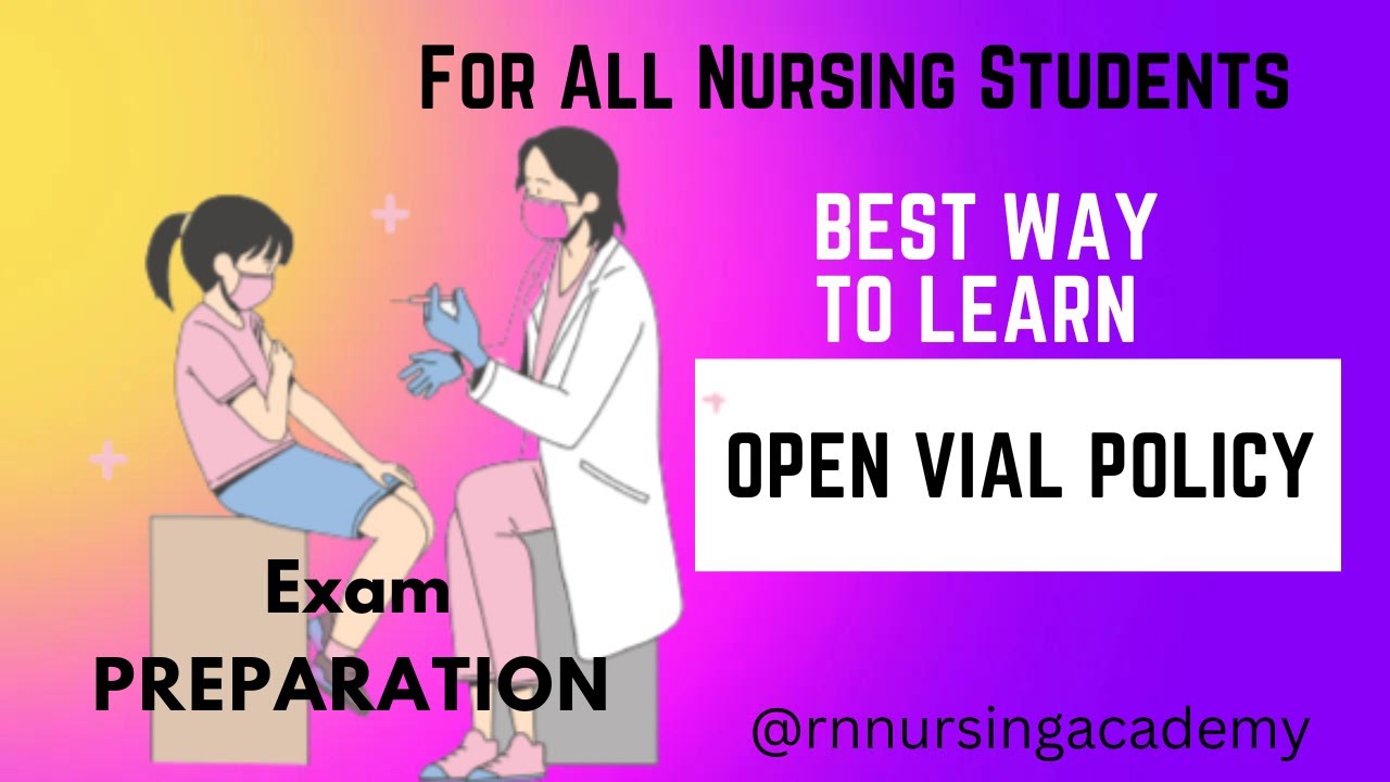 Open Vial Policy ! YouTube