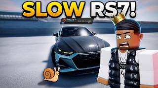 I MADE the SLOWEST RS7 Ghost Driver (Roblox)