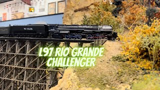 Rio Grande L97 Challenger Visits the Colorado Model Railroad Museum