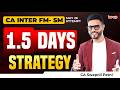 CA Inter FM-SM 1.5 Days Strategy for May 2026 Exams | CA Swapnil Patni | SPC