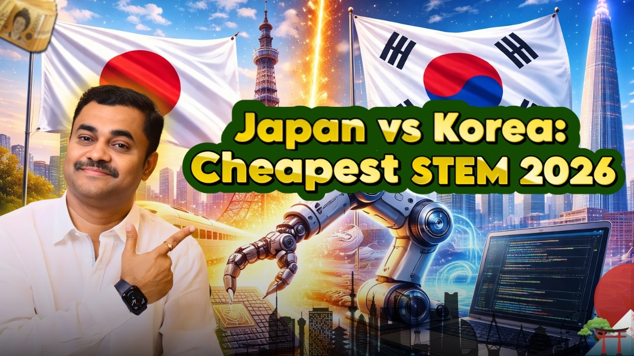 Учеба в Японии и Южной Корее в 2026 году | Самые доступные страны для индийских студентов, изучаю...