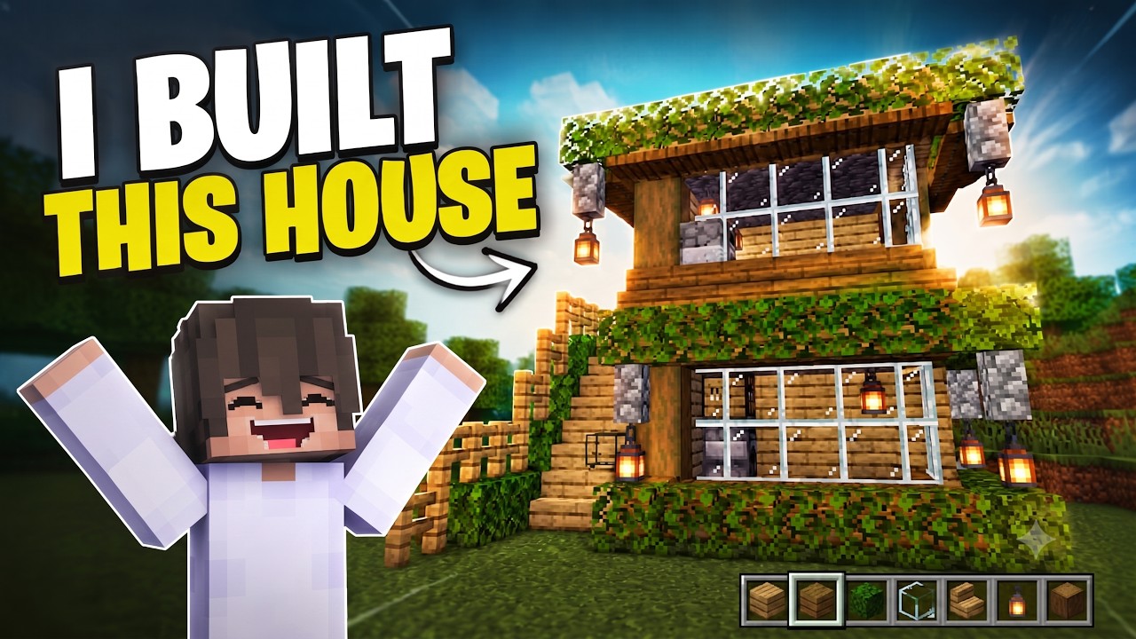 I Built My DREAM HOUSE in Minecraft! 🏡🔥 | Modded Survival #technogamerz ...