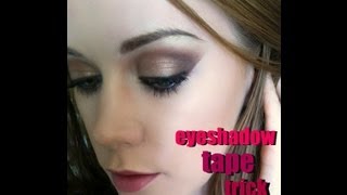 Scotch Tape Eyeshadow Trick-Fall Make-Up Tutorial