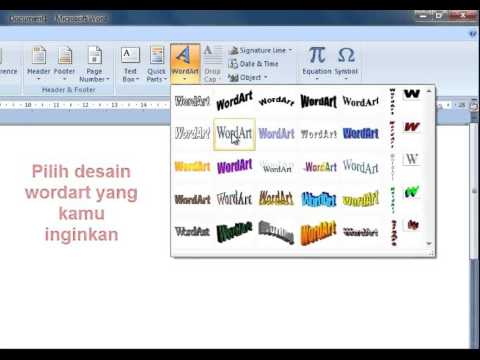 Tutorial Membuat Slogan Di Microsoft Word Youtube