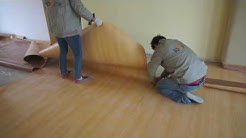 How to install PVC vinyl sheet flooring? 