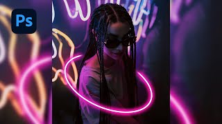 💜 Photoshop 緊縛光環法術特效｜100 種 Photoshop 設計的風格