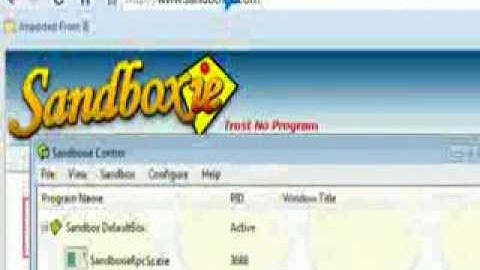 Sandbox Windows programs to keep PC safe with Sandboxie 1 C