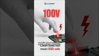 PCB Handling Mistakes ⚠️ #ESD gloves#PCB assembly#static damage#electronics manufacturing