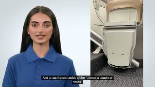 Stairlift won't move, Code 3