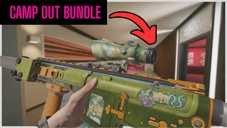 FOREST TOPOGRAPHY Weapon Skin + Attachment Skin REVIEW in R6 Rainbow Six Siege X CAMP OUT BUNDLE SET