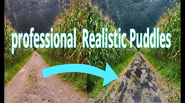 professional Create Realistic Puddles in Photoshop.