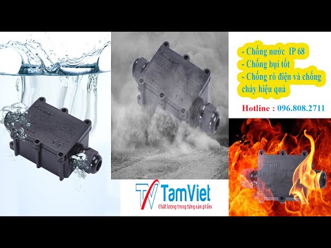 Video Hộp nối điện, Hộp nối dây điện ngoài trời, chống nước... - youtube