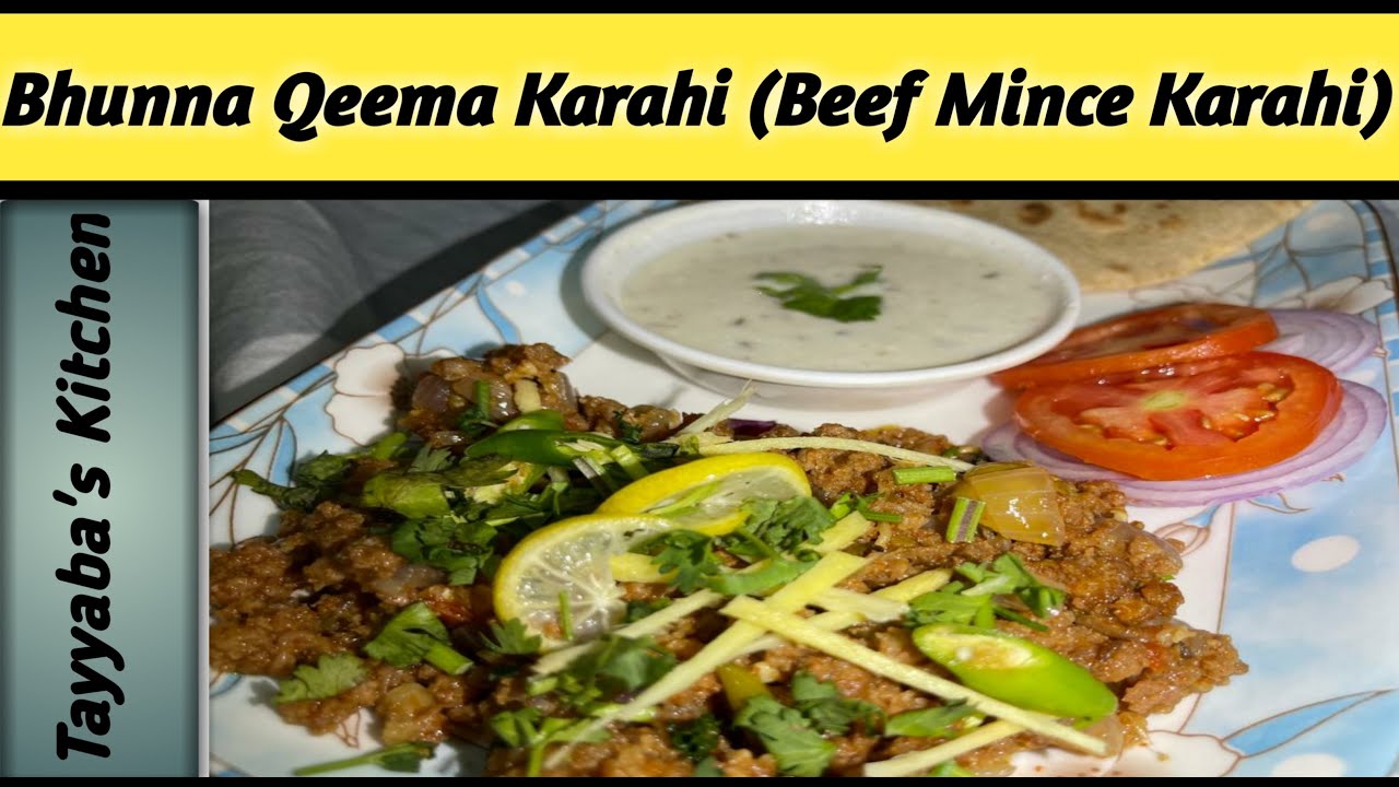 Bhunna Qeema Karahi beefqeemabhuna keema recipe in urdu YouTube