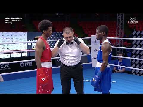 Roscoe Hill (USA) vs. Yuberjen Martínez (COL) World Olympic Qualifiers 2024 (51kg)