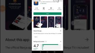 Fc barcelona app screenshot 5
