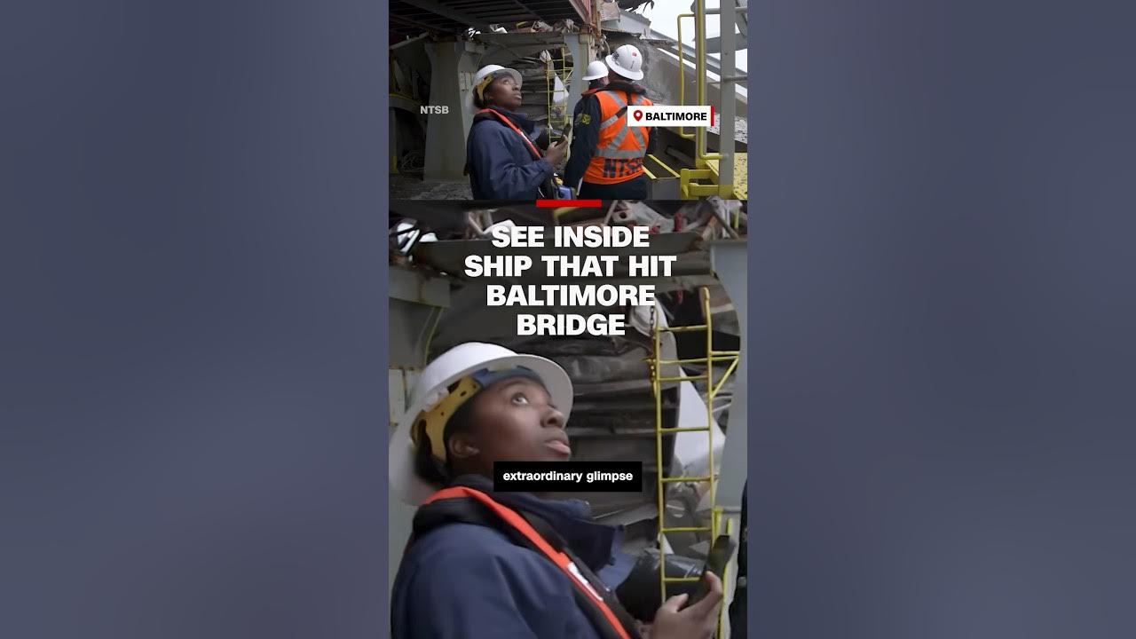 See inside ship that hit Baltimore bridge