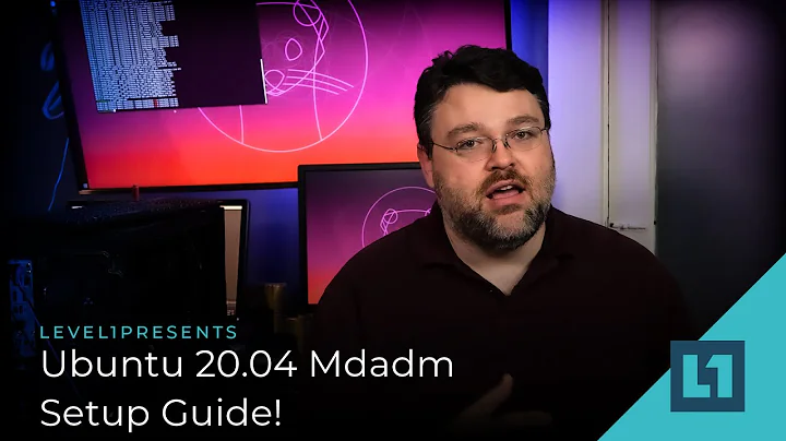 Ubuntu 20.04 Mdadm Setup Guide
