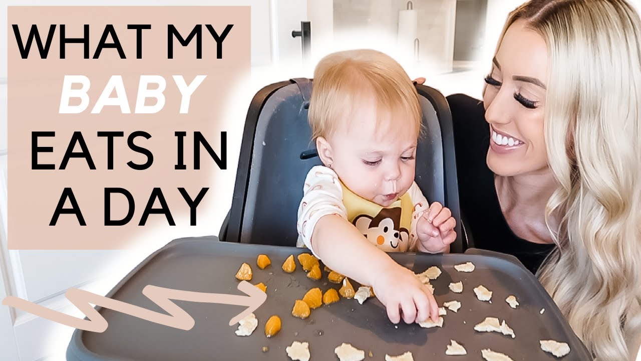 What My One Year Old Eats In A Day