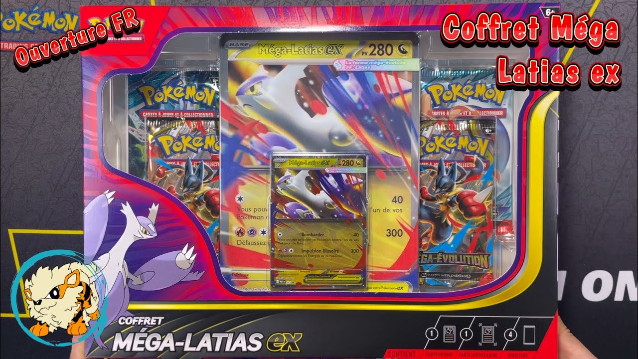 JCC Pokémon - ouverture FR - coffret Méga Latias ex