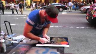 spray paint art new york space printer